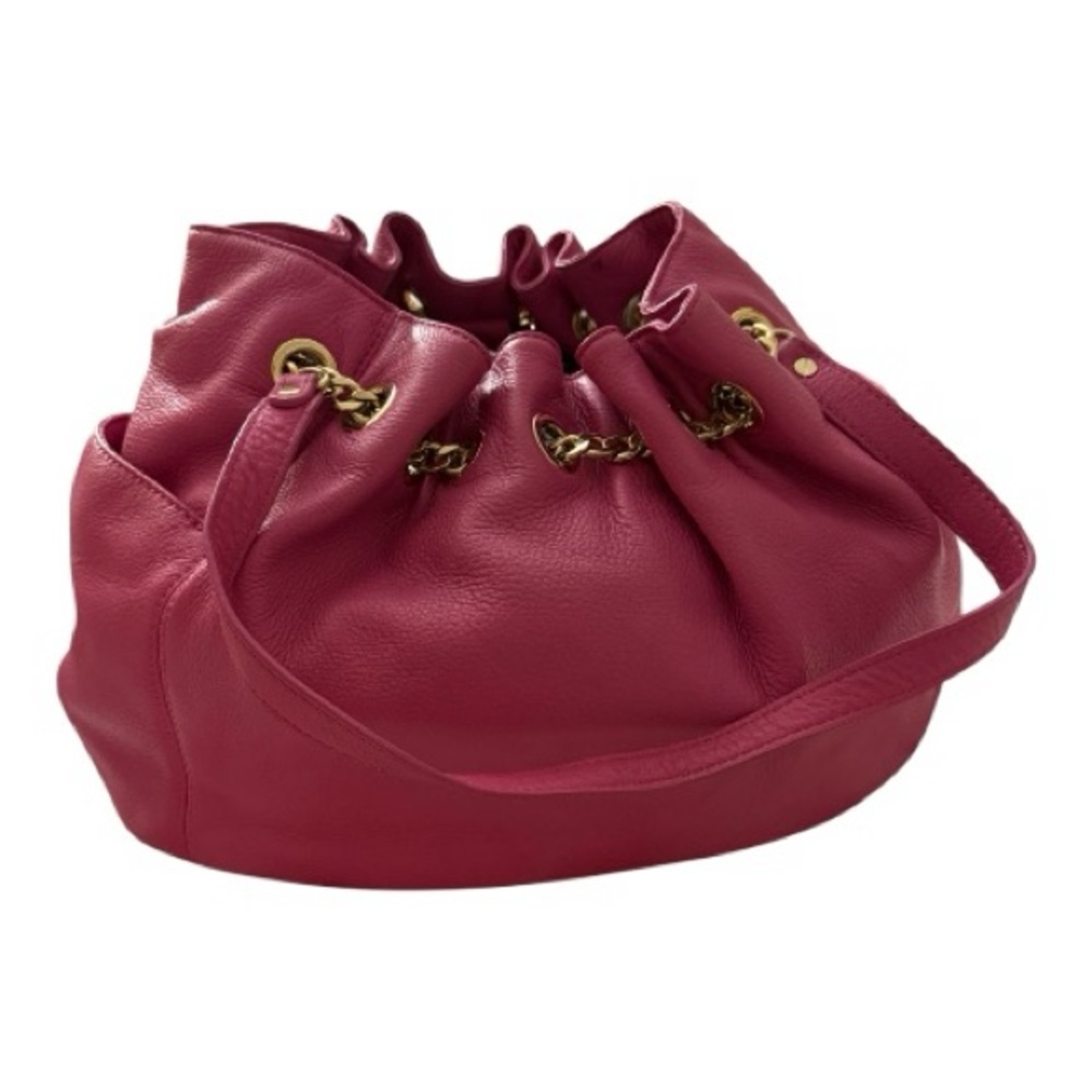 Michael Kors Elegant Pink Leather Shoulder Bag